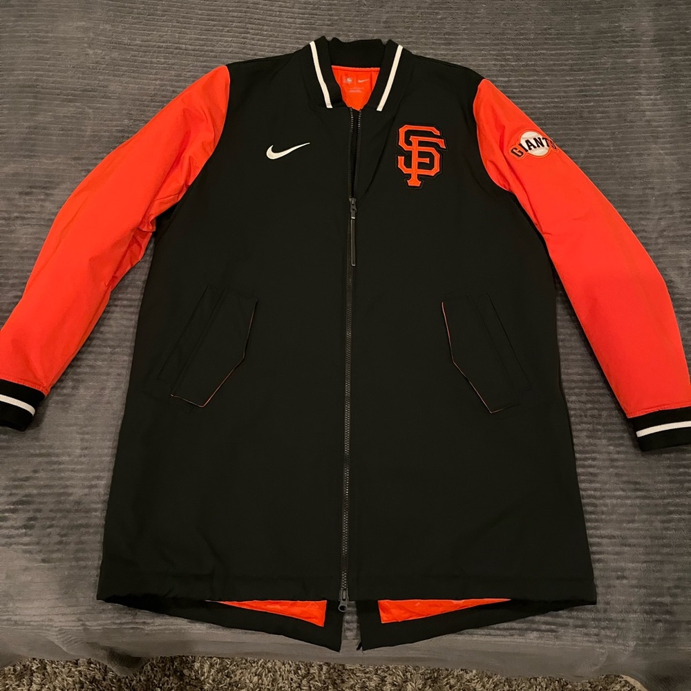 San Francisco Giants Nike Authentic Dugout Performance Full-Zip Jacket